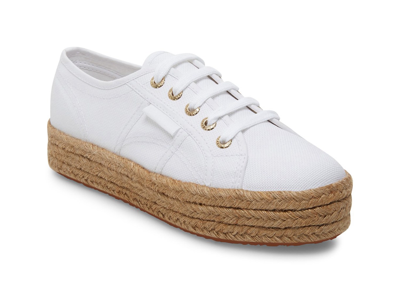 Superga Platform Womens - 2730 Cotropew - White - UPWQY6390